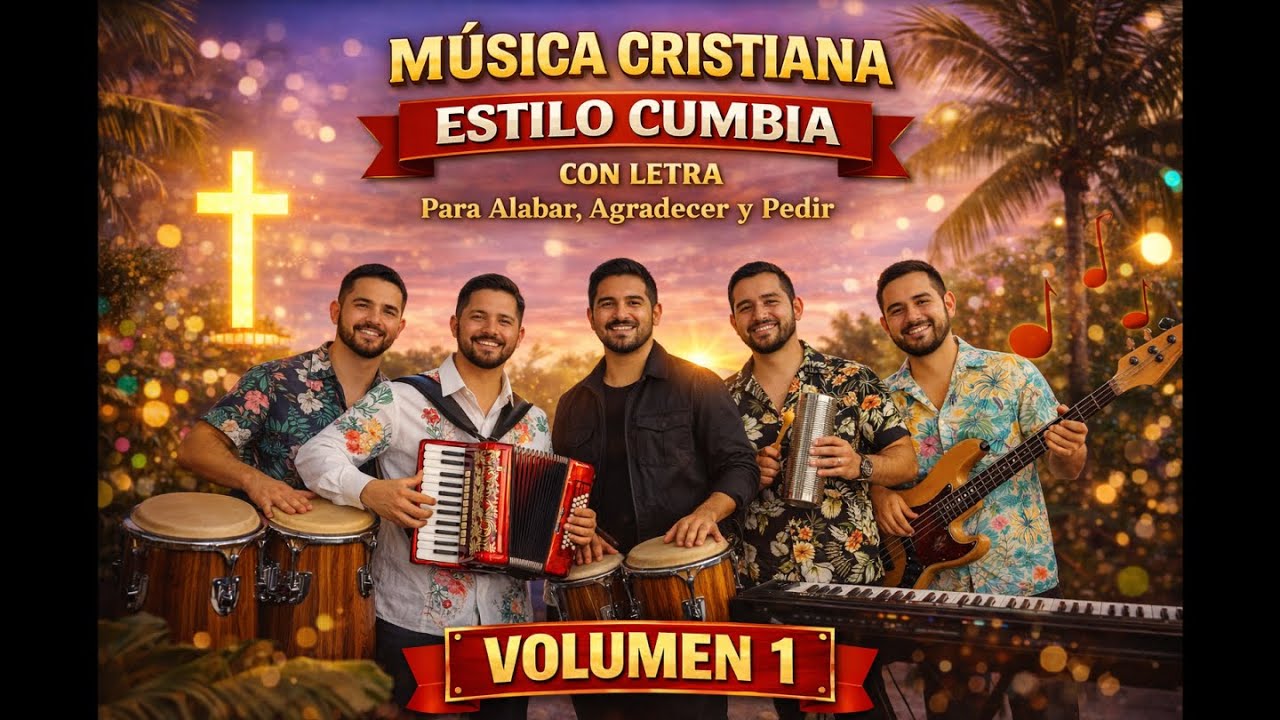 Música Cristiana Estilo Cumbia con Letra | Para Alabar, Agradecer y Pedir | Volumen 1