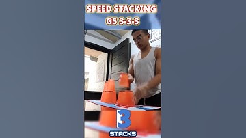 Fast Speed Stacking: G5 3-3-3 in 1.796 Seconds! #cupstacking #fast #shorts