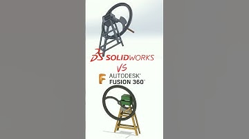 Which one is better? #solidworkstutorial #fusion360 #3ddesign #3dmodeling #solidworks