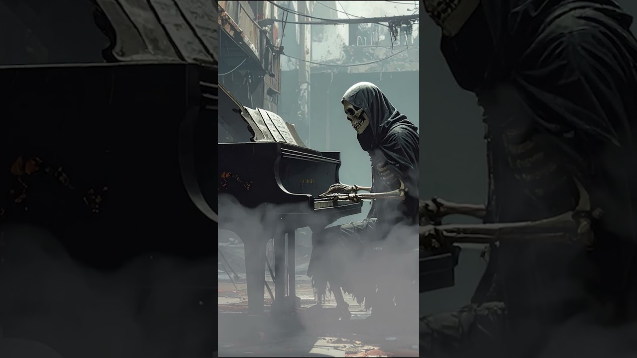 Skeletons play Piano Metal 