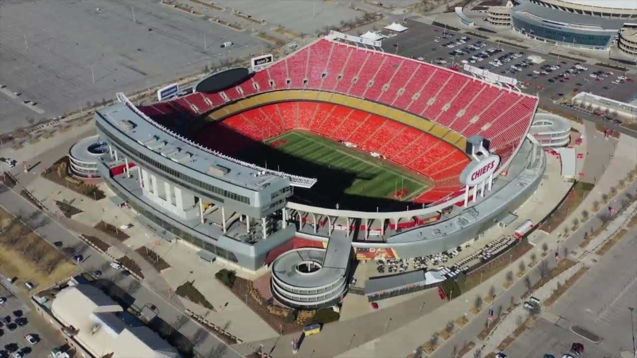 Aerial View Of The Geha Field At Arrowhead Stadium And