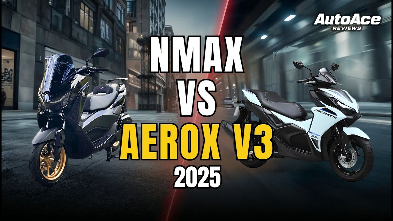 Yamaha NMAX 155 против Yamaha Aerox 155 V3 2025 – Что вам нужно?