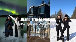 Our first international trip | Chasing the Northern Lights, Ice Karting, Finnish Sauna & cold plunge