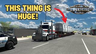 I Hauled a MASSIVE Train Car! | NEW Western Star 4900 Mod | American Truck Simulator