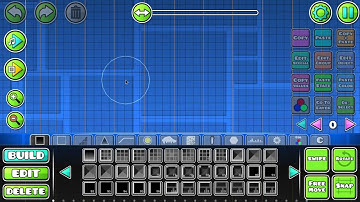 Day One of Building A rate worthy geometry dash level