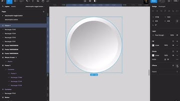 HOW TO CREATE AN INTERACTIVE SKEUOMORPHIC ON/ OFF POWER TOGGLE BUTTON IN FIGMA.