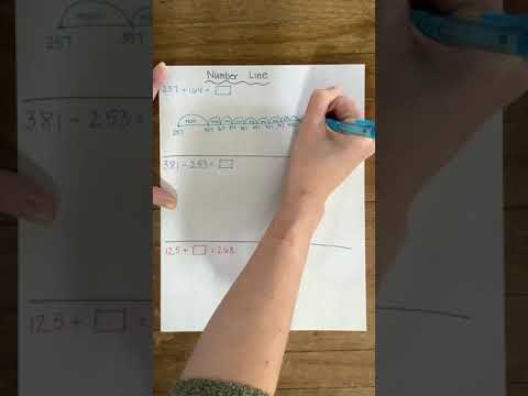 Solving Math Problems Using an Empty Number Line