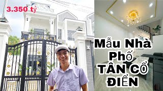 Nhà Đẹp Bình Dương. Mẫu Nhà Phố Tân Cổ điển trong hẻm 269 Đường Nguyễn Thị Minh Khai.