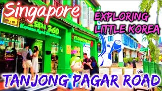 Discover Little Korea in Singapore: Tanjong Pagar Road Walking Tour | 4K Video.