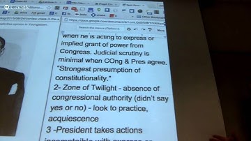 ConLaw Class 3 – The Separation of Powers