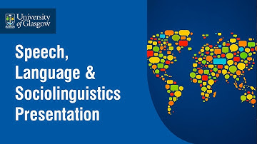 Studying Speech Language & Sociolinguistics MSc at Glasgow