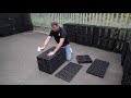 Shallow Dig Soakaway Crates Assembly