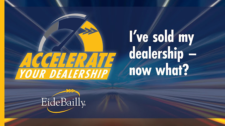 I’ve Sold My Dealership; Now What?