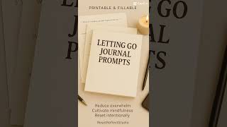 Letting Go Journal Prompts – Guided Reflection for Healing & Emotional Release 🌿🧘‍♀️