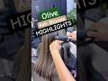✨ Olive Ash Blonde Hair Highlights Transformation | Using Snukia Hair Color 🔥 #youtubeshorts #viral