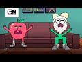 EL DILEMA DEL TRAMPOLÍN | MANZANA Y CEBOLLÍN | CARTOON NETWORK