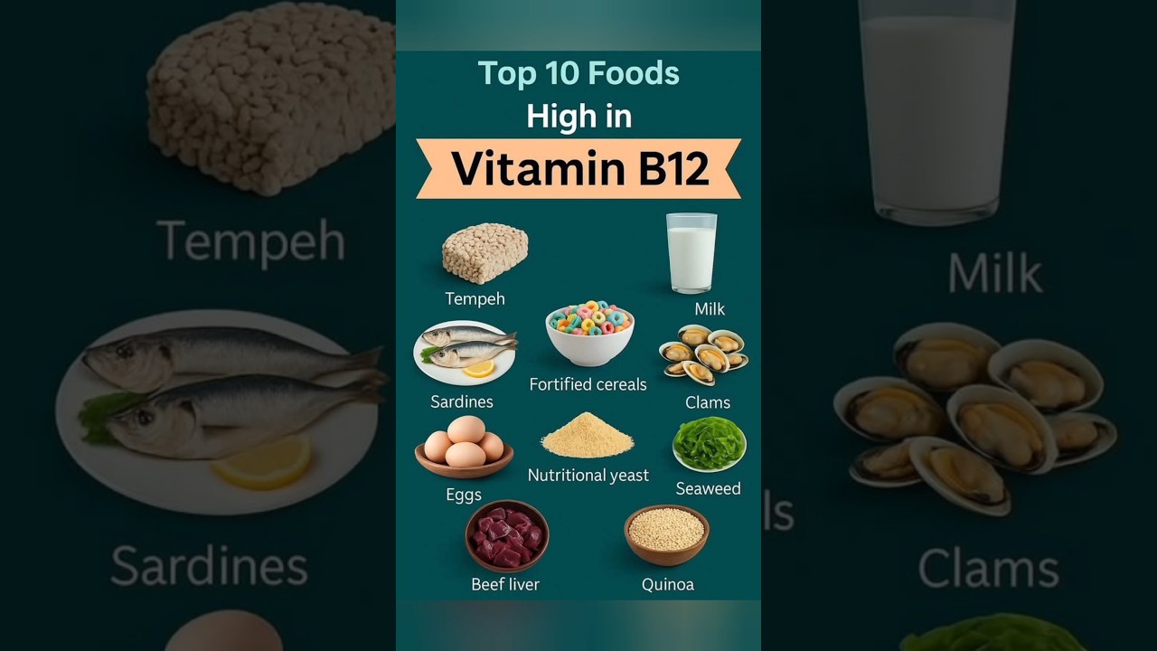 Top 10 Foods High in Vitamin B12 