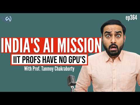 IIT Professor EXPOSES India’s AI Crisis I Prof. Tanmoy I IIT Delhi