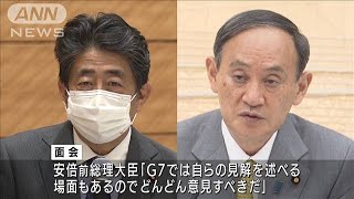 菅総理に安倍氏「どんどん意見を」G7に向け意見交換(2021年6月3日)