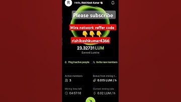 mira network invitation code | mira network reffer code #miranetworkcode #miranetwork #shorts