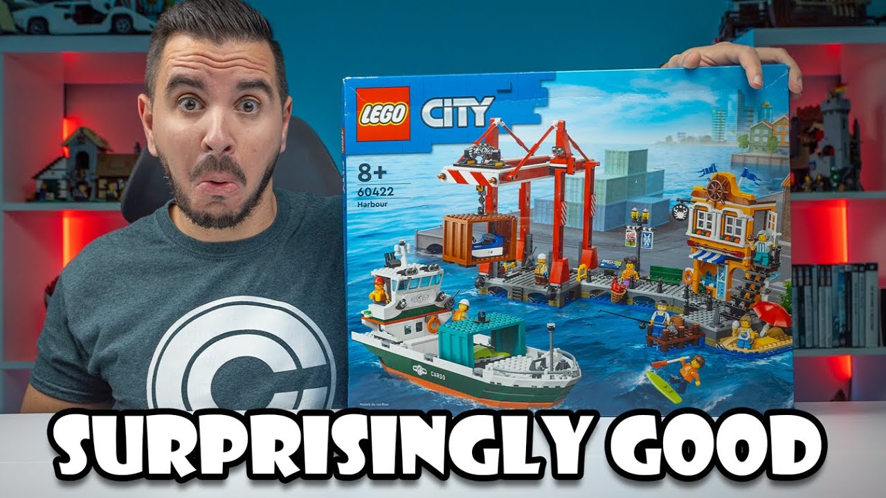 Let's see || LEGO City 60422 Seaside Harbor with Cargo Ship - YouTube