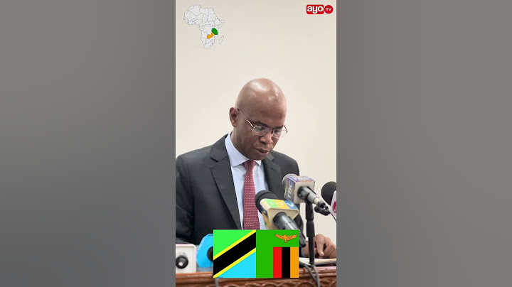 WAZIRI MAKAMBA AFUNGUKA ZIARA YA RAIS SAMIA NCHINI ZAMBIA