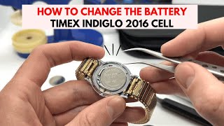 How to Replace the Watch Battery on a Timex Indiglo 2016 Cell