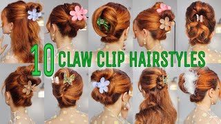 Top 10 Claw Clip Hairstyles: Quick & Easy  Medium & Long Hairstyles