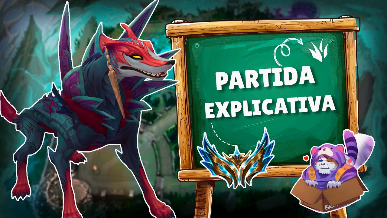COMO UM PRO PLAYER CHALLENGER JOGA NAAFIRI NA JUNGLE - PARTIDA EXPLICATIVA (18/2)