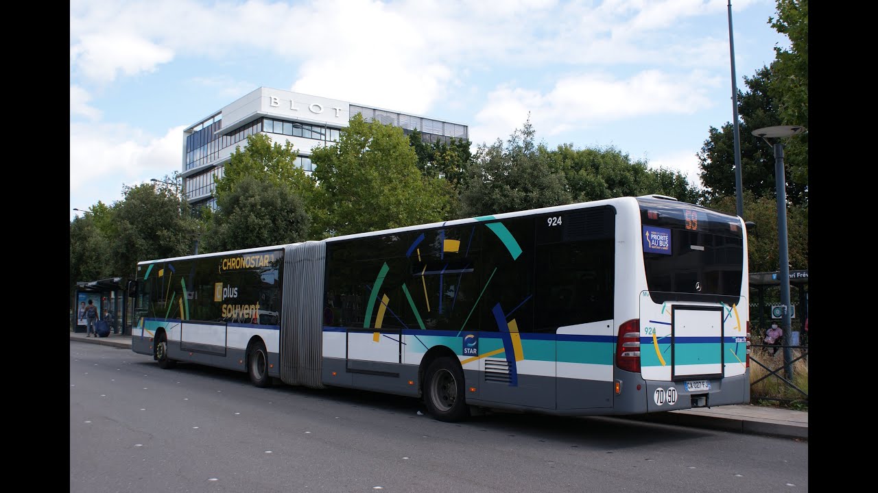Mercedes-Benz Citaro G Facelift €5 924 sur la ligne 59 du réseau STAR Rennes (des lignes ChronoStar)