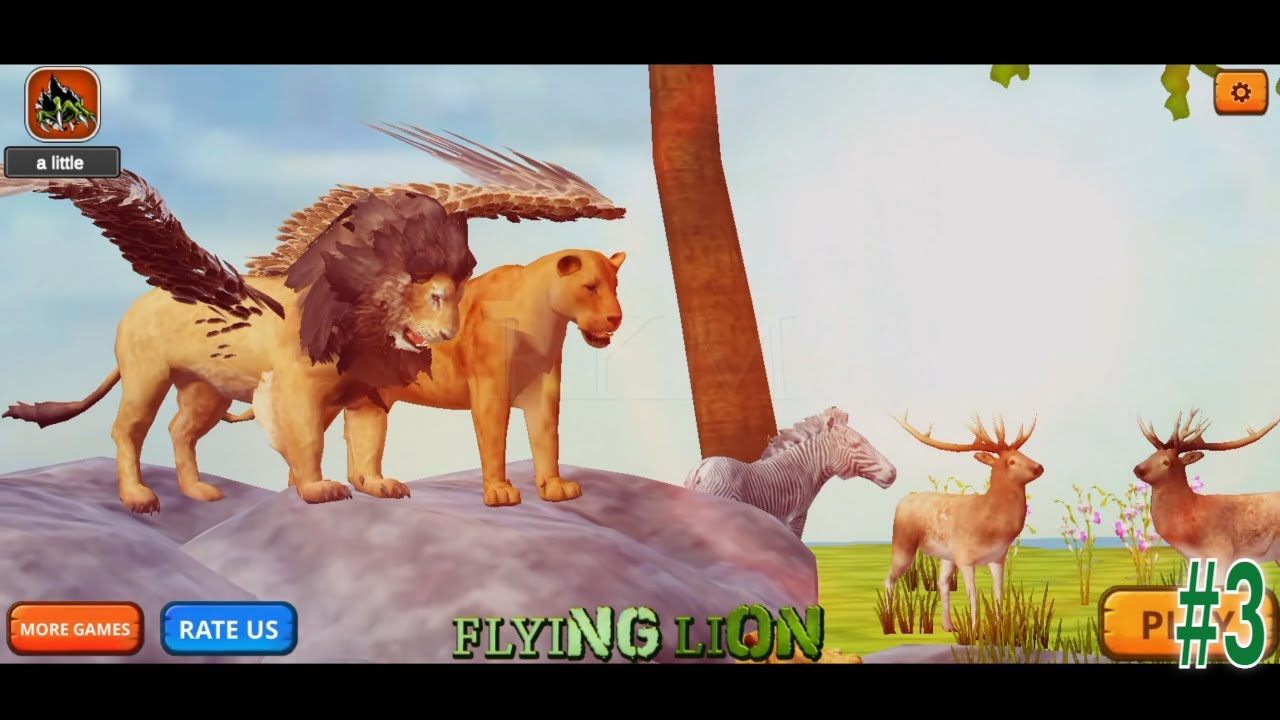 Flying Lion - Lion Games | Wild Animals Game | Animal Games | RKM Gaming | #3