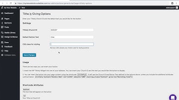 Integrate Tithe.ly with SolaSites