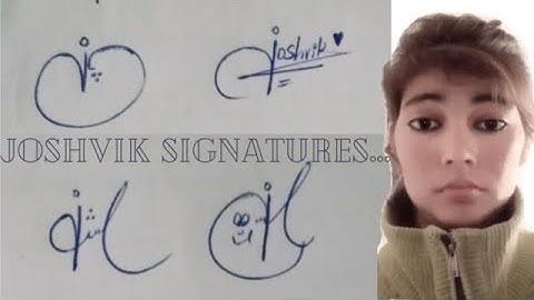 joshvik signatures#easy signature ideas#name signature with arooj