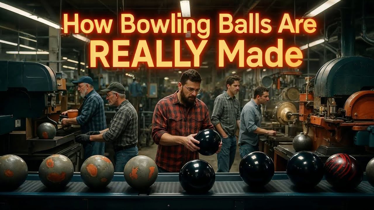 How Bowling Balls Are Made – Start to Finish Inside the Factory!
