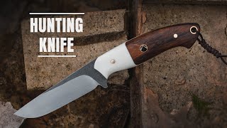 Making a HUNTING knife with a CLASSY Handle by Barbershop Customs 91,384 views 3 years ago 17 minutes