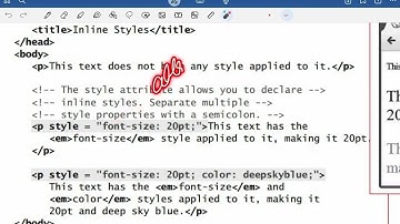 CSS inline styles