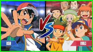 Pokemon Battle Series: Ash Vs All Rivals (Ritchie, Harrison, Morrison, Tyson, Stephan, Bianca, etc)