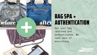 Authenticate and Restore your designer bag!