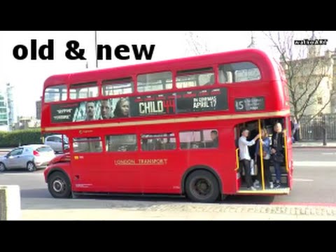 Design Vergleich/Comparison Old + New Routemaster Buses - alte + neue London  Busse & Big Ben - YouTube