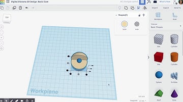 3D Design Using Tinkercad: Digital Diorama - Basic Clam