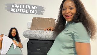 WHAT'S IN MY HOSPITAL BAG FOR C-SECTION | 2ND TIME MOM #pregnancy #hospitalbag