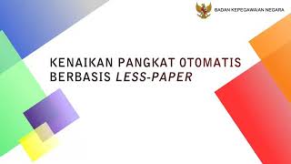Tutorial Proses Kenaikan Pangkat Otomatis - KPO