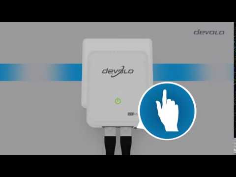 devolo dLAN 500 duo Starter Kit Powerline Internet über die Steckdose, 2x LAN Ports, 2x Power Line A