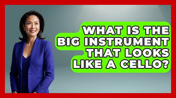 What Is The Big Instrument That Looks Like A Cello? - Classical Serenade