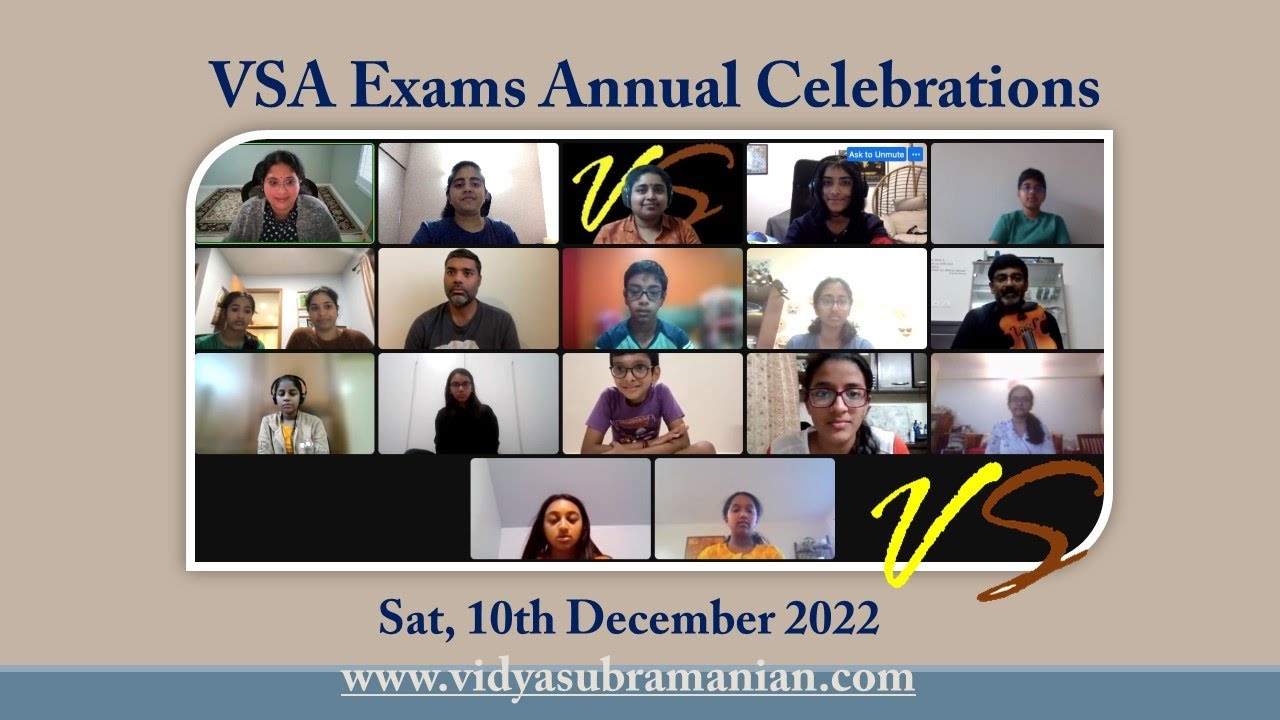 VSA Exams Student Concert - Dec 2022 - YouTube