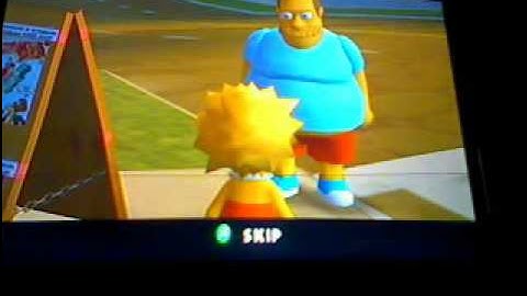 the simpsons hit and run part1 level 3:the search for bart