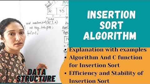 Insertion Sort | Sorting Algorithms | Data Structure#76