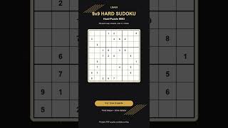 Hard Sudoku Challenge #093
