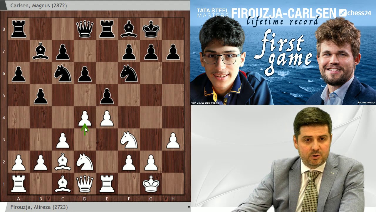 Firouzja vs Carlsen (01.21.2020), Carlsen's Best game in Tata Steel  Masters, Rd 9