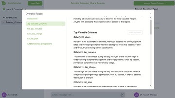 DataCalculus: One-Click Analytics